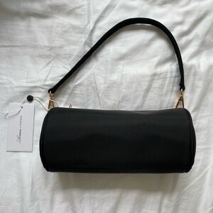 Lovers + Friends Black Nylon Augustine Barrel Bag